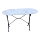 Marble bistro table