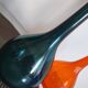Set of 3 Scandinavian and Polish glass bottle vases from the 1970s.