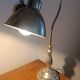 Chrome metal design table lamp – swan neck style