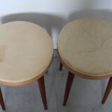 Pair baumann stools to cover