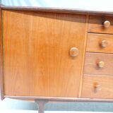 Vintage Teak Enfilade "Bow Front" – Greaves & Thomas – English Design