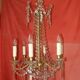six-armed crystal chandelier from the "Napoleon III" period