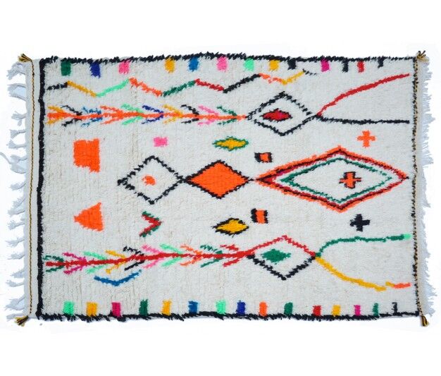 Colorful Berber carpet 208x140cm