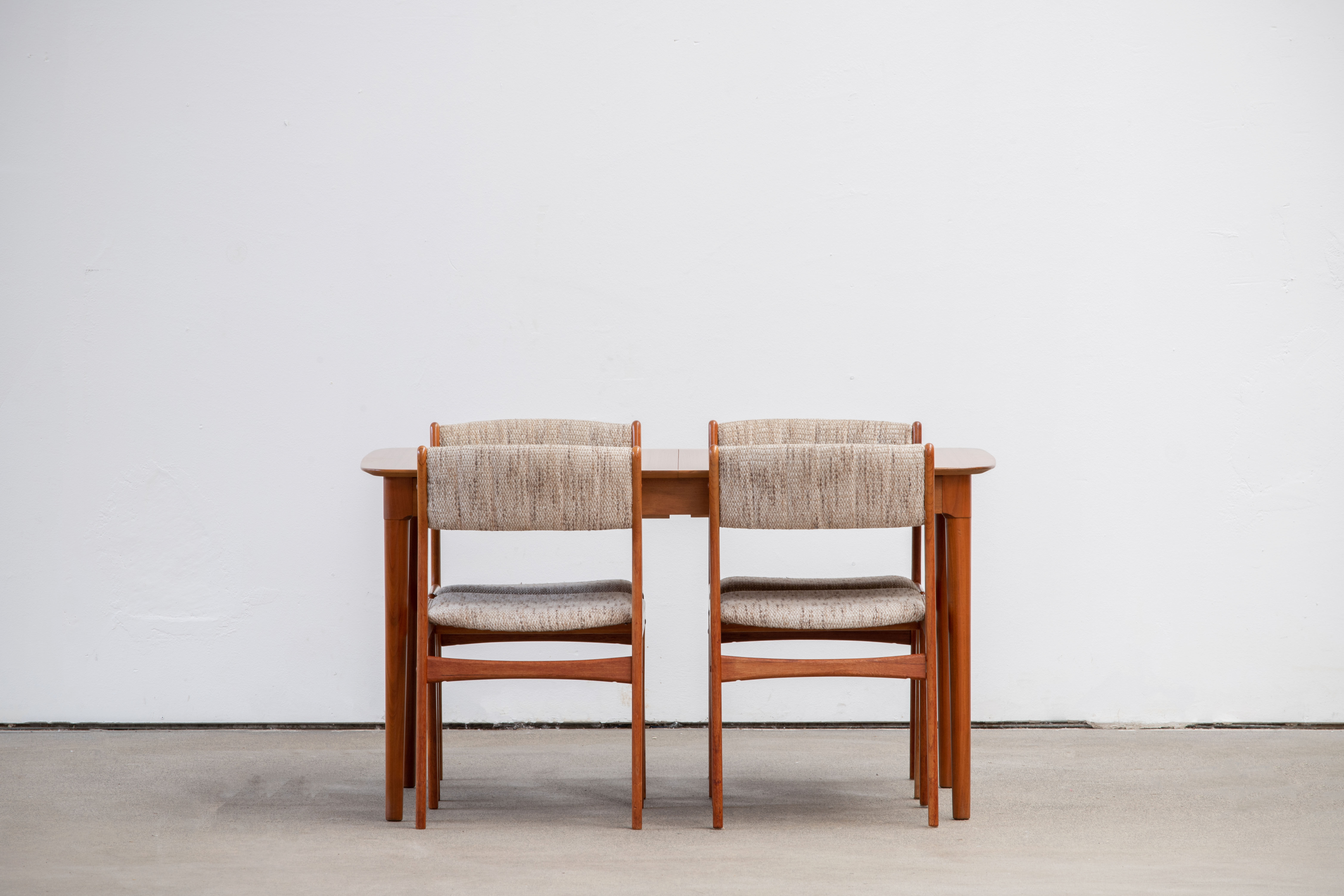 Scandinavian vintage extendable table double extension 1960