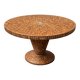 Round table in glazed ceramic mosaic – conical central base