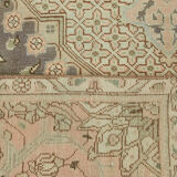 Handmade Vintage Decorative Large Area Beige Rug  236x333cm