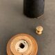 Peugeot wooden pepper mill, Lion Brothers