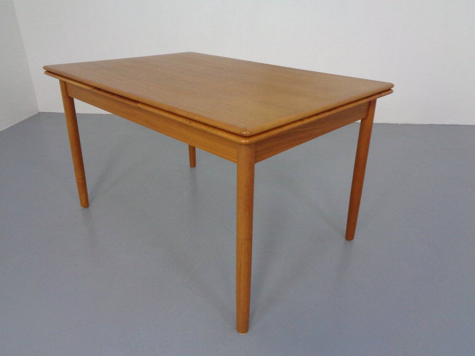 Large Danish Teak Extendable Dining Table, 1960s