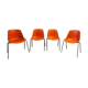 Ensemble de 4 chaises par Eero Aarnio années 1960-70