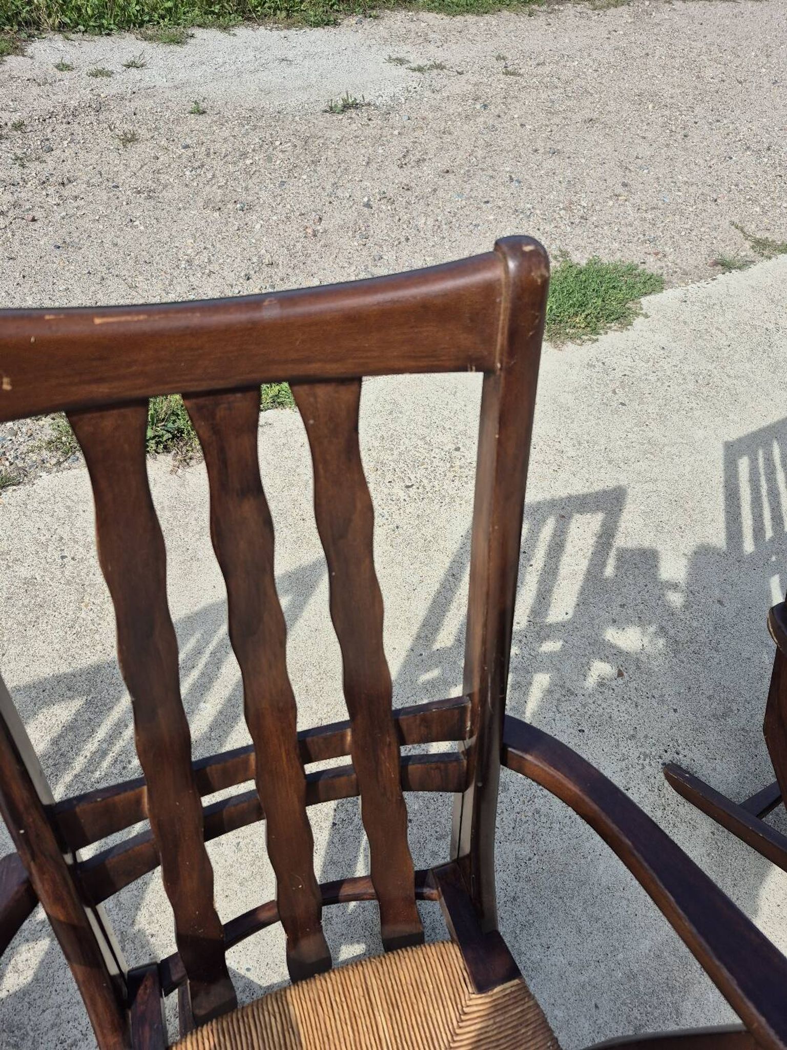 Set 4 vintage Triconfort France adjustible 1960s deckchair