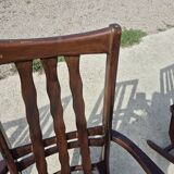 Set 4 vintage Triconfort France adjustible 1960s deckchair