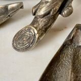 Ashtray flower 1970 silver bronze