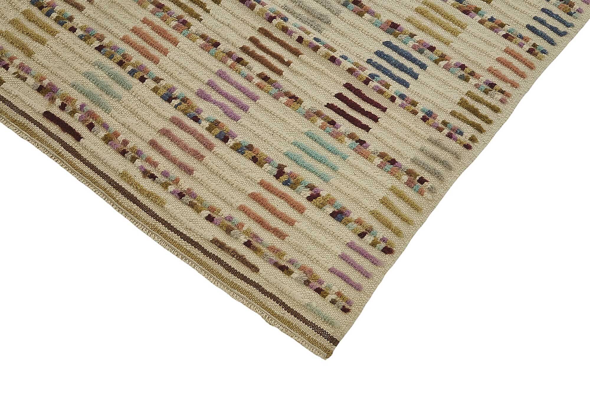 Handwoven Turkish Recycled Boho Rug 190 cm x 305 cm