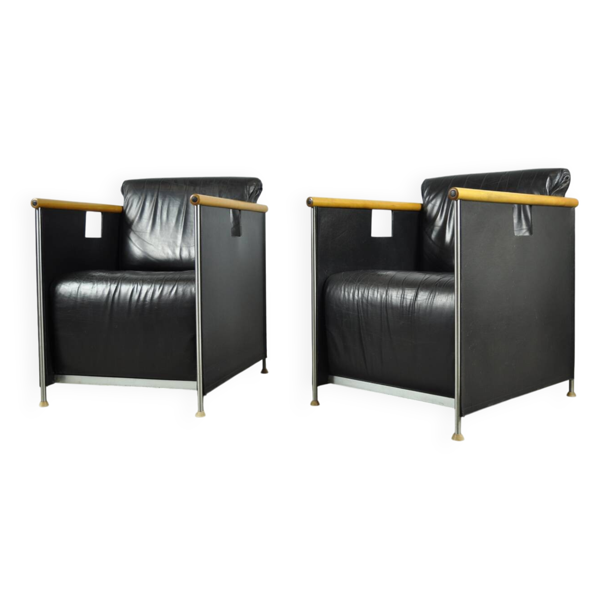 CASTELIJN / vintage easy chair “the box” / Mazairac & Boonzaaijer  / 1980s