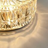 Semi-crystal ceiling lamp design german vintage