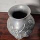 Pair of Art Deco vases in aluminium Signed