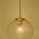 Frosted glass pendant light