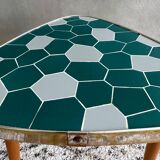 Vintage flower table, side table, mosaic table, bedside table, flower stool, tiled table