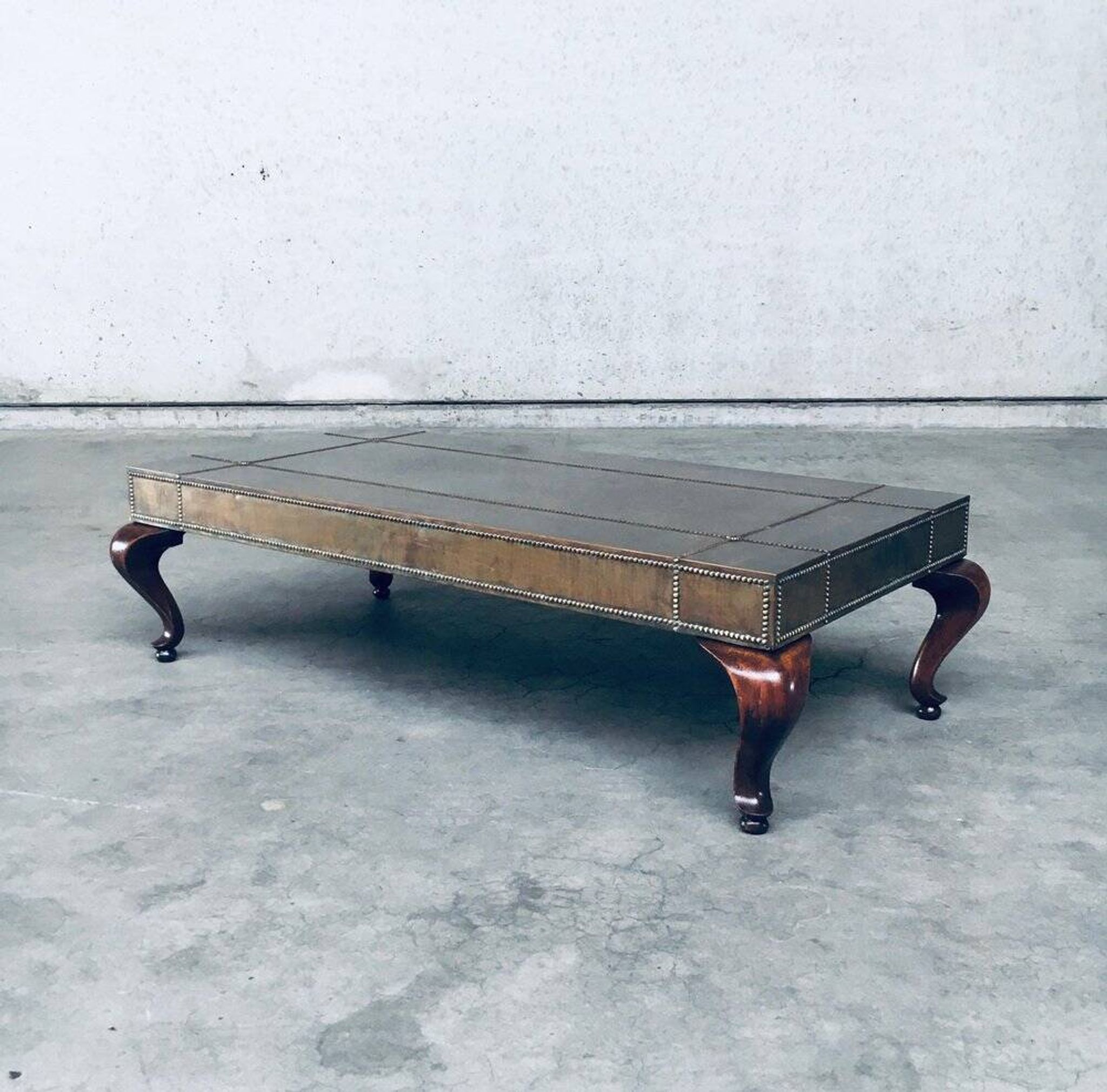 Brass Coffee Table, France, 1960s