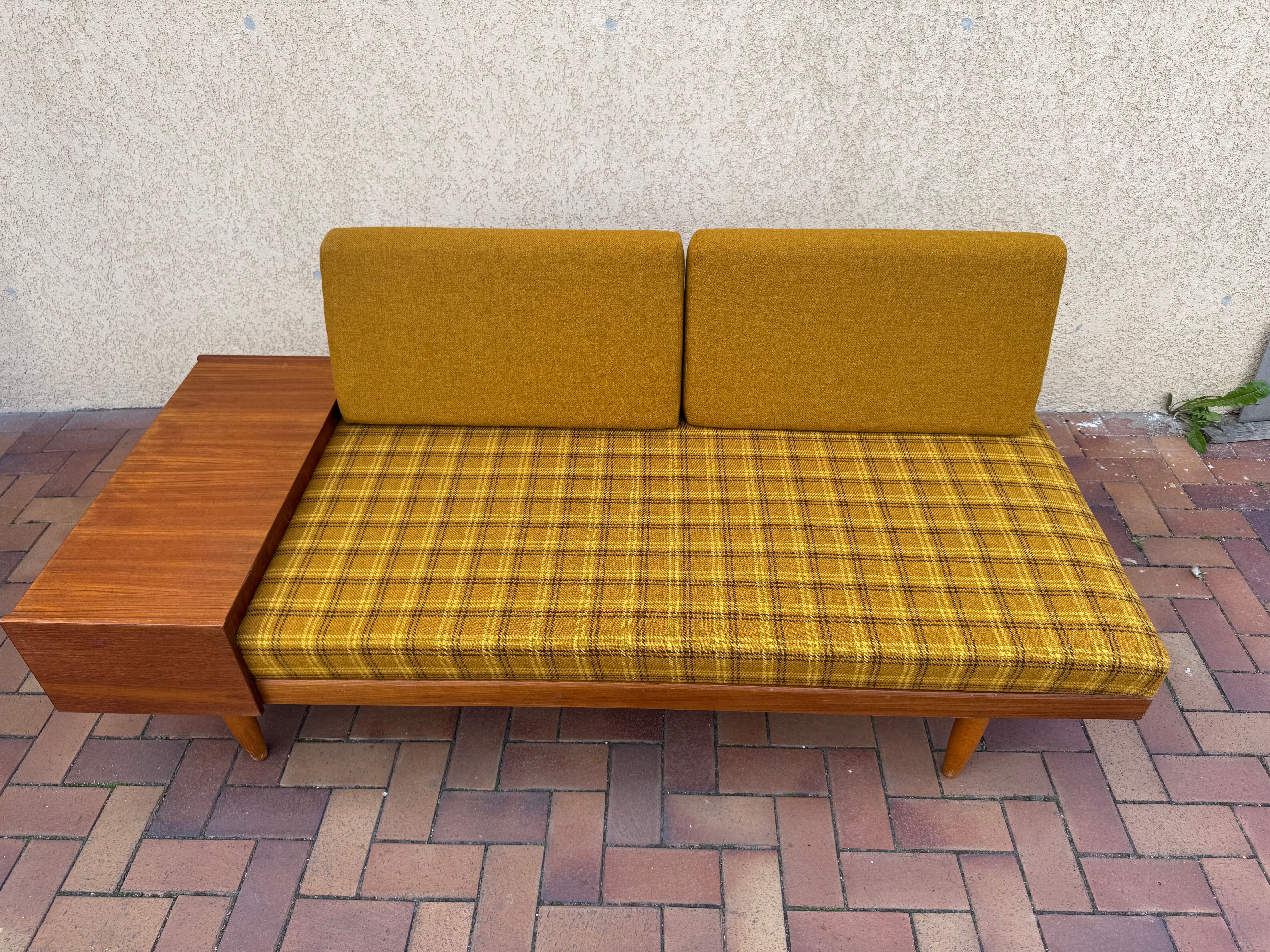 Vintage Scandinavian retro daybed MidCentury 1960s