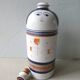 Bottle ceramic of Claude and Slavik Palley, 70 years