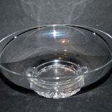 Kim Coupe salad bowl in crystal signed DAUM France - DESIGN 1950