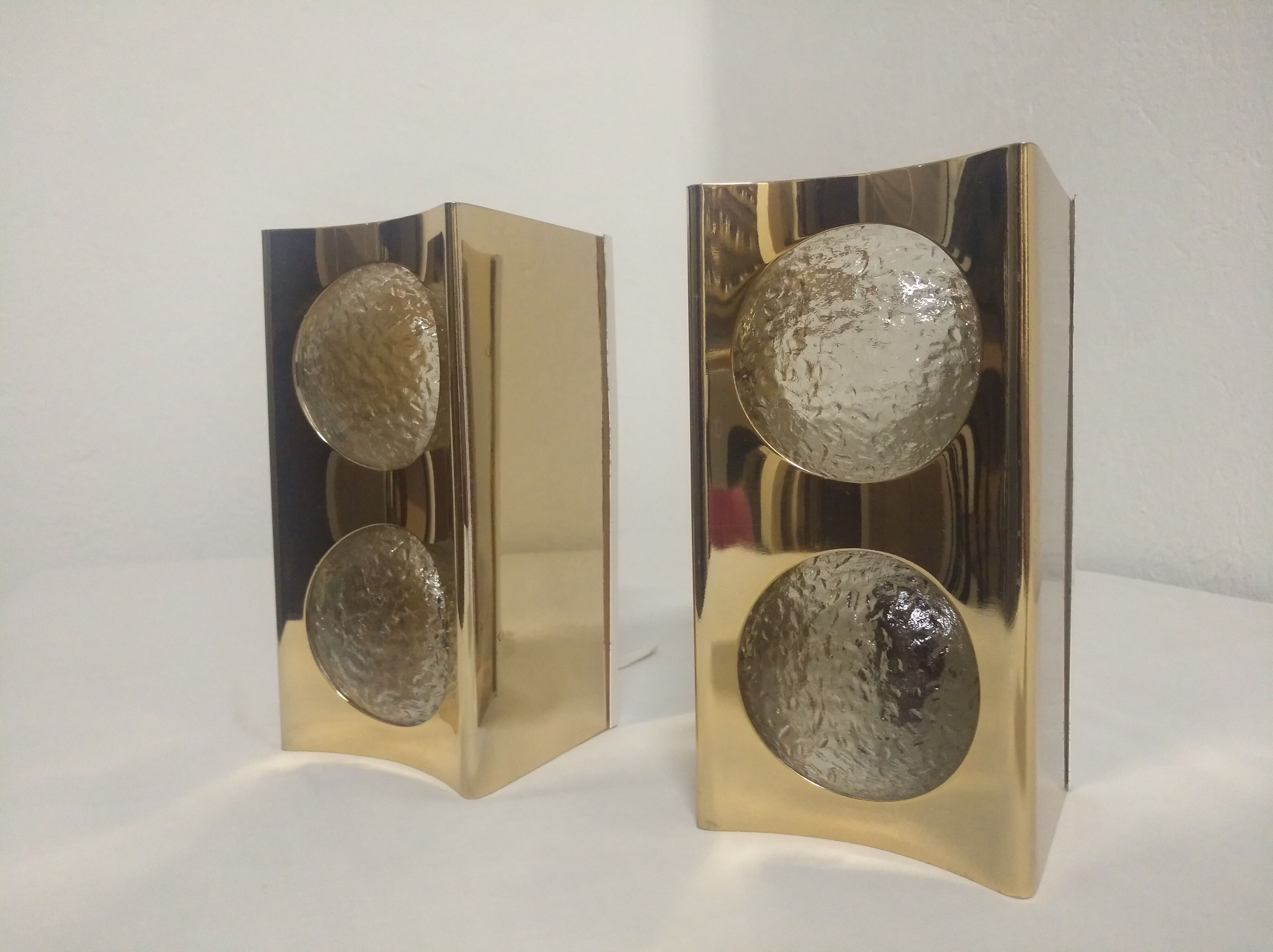 Pair of wall sconce 70s