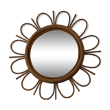 Rattan mirror flower 50cm
