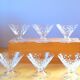 Service de 6 verres à cocktail art deco