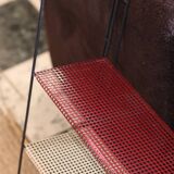 Tricolor String shelf in perforated metal