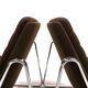 Set of two Drabert chrome lounge chairs by Gerd Lange, 1970