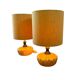 Set of 2 vintage ceramic table lamps / floor lamps