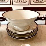 Table service in porcelain ch pillivuyt 81 pieces