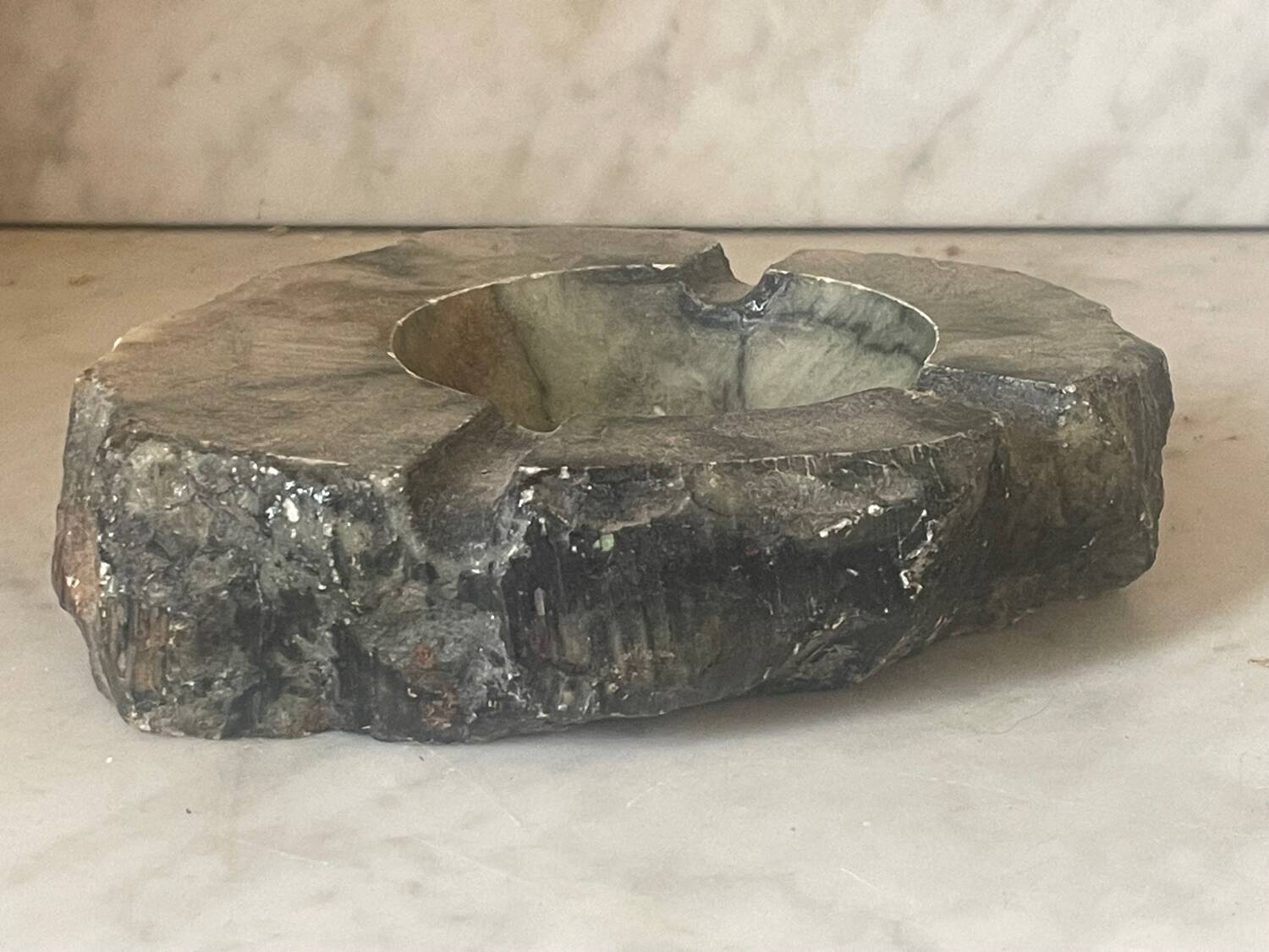 Vintage marble ashtray