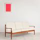 Three-seater sofa model 118 in teak by Grete Jalk, Denmark, 1950s.