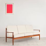 Three-seater sofa model 118 in teak by Grete Jalk, Denmark, 1950s.
