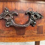 Table Rognon Marquetry Antique