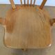 Adjustable office chair, in solid light oak – 1940