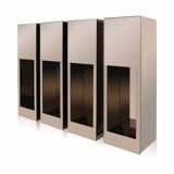 Smoked mirror pedestals 1970