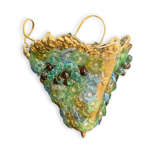 Suspension chandelier in murano glass