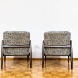 Customizable Pair Of Mid Century Armchairs GFM64 By Edmund Homa, 1960's