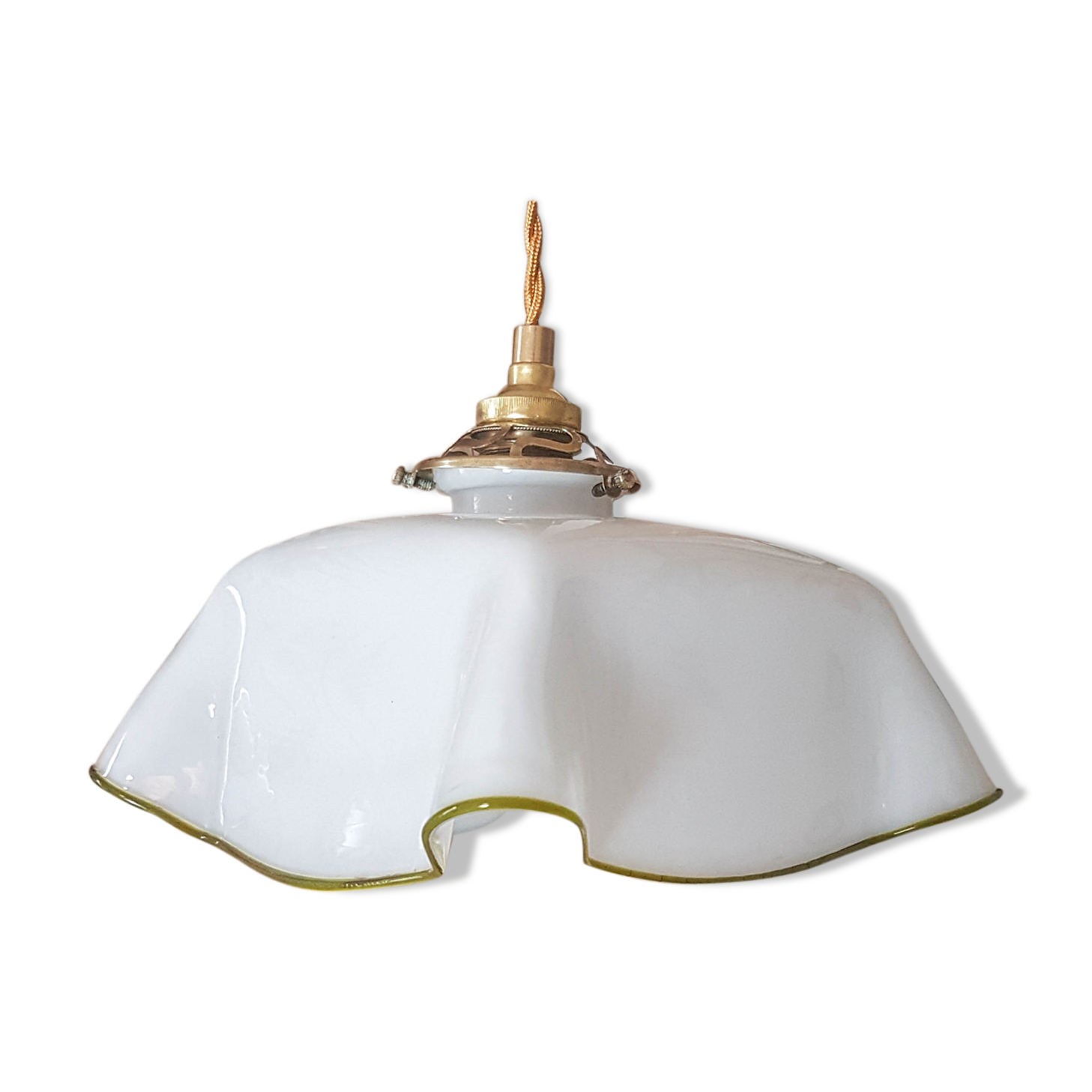 Vintage square hanging lamp