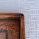 Art Nouveau marquetry tray