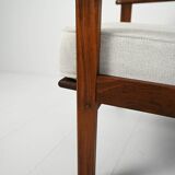 Pair of Danish teak armchairs