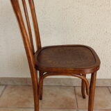 Mundus 42 pyrograved bistro chair