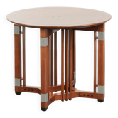 Table d'appoint ronde au design Art Déco