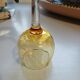 4 antique crystal stem glasses
