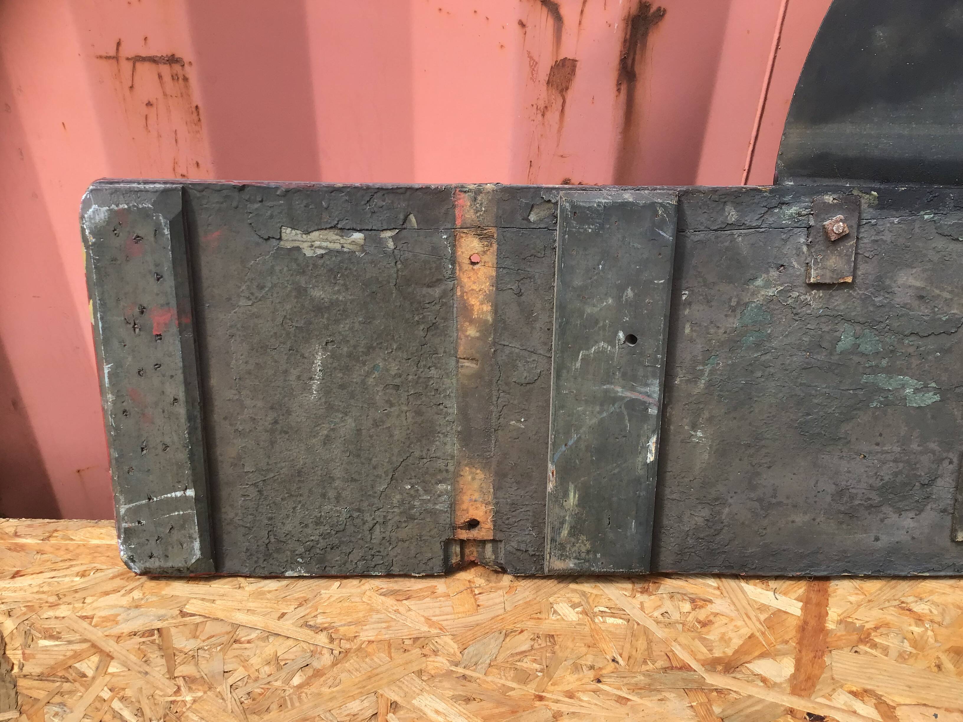 Old Brussels tram nameplate sign