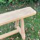 Solid oak farmhouse bench