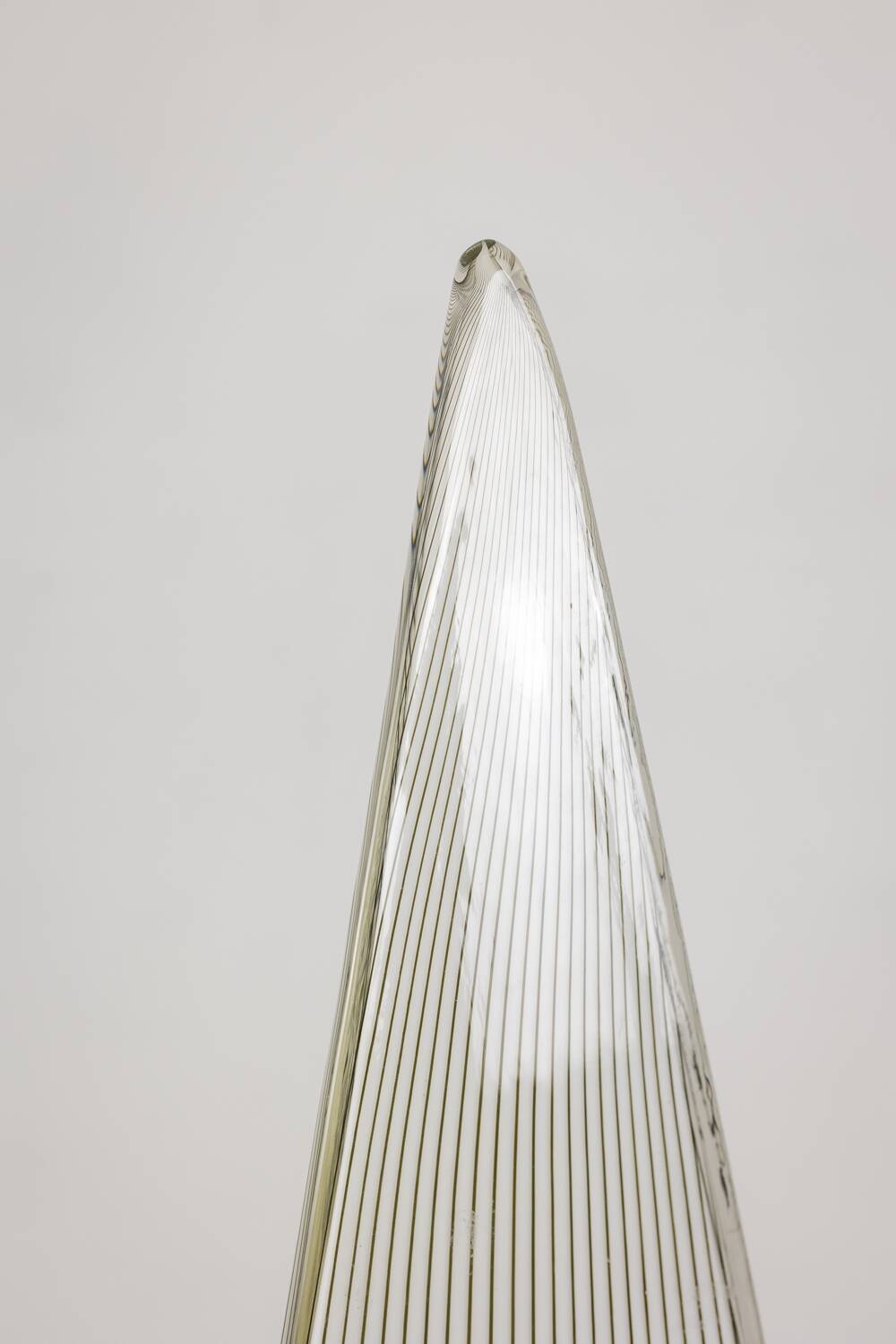 Lino Tagliapietra. Cone lamp in Murano glass. Italy 1970s.